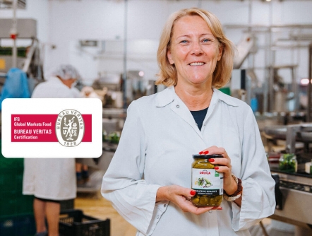 DROGA – PONOSNI PREJEMNIK CERTIFIKATA IFS GLOBAL MARKETS FOOD